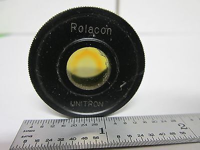 POLARIZER POL UNITRON POLACON FILTER MICROSCOPE PART OPTICS AS IS BIN#P5-11