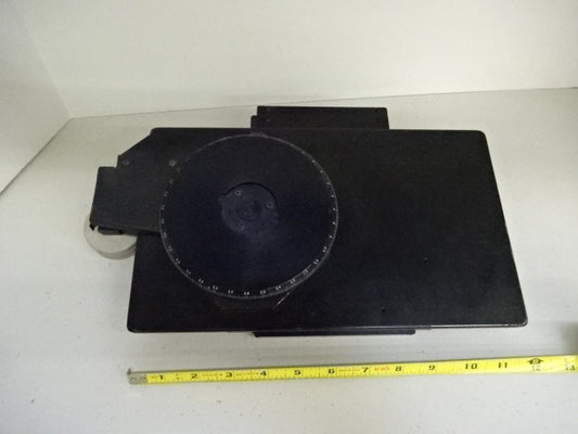Microscope Stage Specimen Table Micrometer Xy Rotatable AS IS