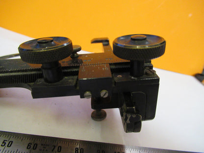 ANTIQUE SPENCER AO XY STAGE CLIP MICROSCOPE PART AS PICTURED Y3-A-31