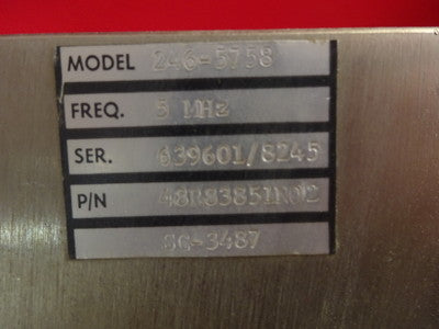VECTRON FREQUENCY QUARTZ PRECISION OSCILLATOR 5 MHz AS PICTURED &7C-A-03