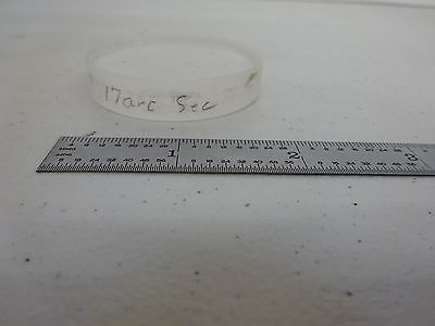 OPTICAL UV QUARTZ WINDOW FUSED GLASS ULTRAVIOLET LASER OPTICS AS IS BN#P2-H-03-A