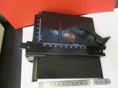 Bausch & Lomb Stage Table Xy Micrometer Microscope Part