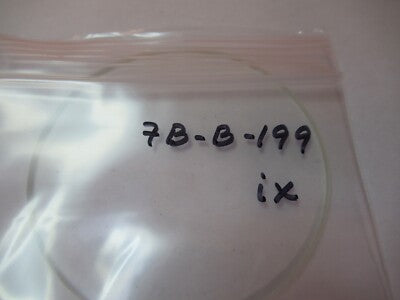 GLASS STAGE PLATE MICROSCOPE PART OPTICS AS PICTURED &7B-B-199