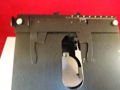 MICROSCOPE PART REICHERT MICROSTAR SPECIMEN TABLE STAGE MICROMETER BIN#L8-A-03