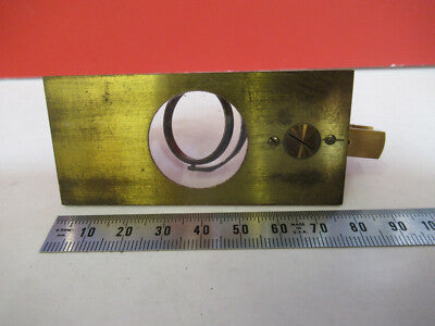 Antique Brass Nachet Stage Assembly France Microscope Part