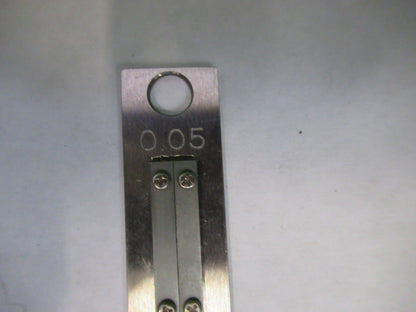 ZYGO INTERFEROMETER SLIT 0.05 OPTICS MICROSCOPE PART AS PICTURED T2-A-52