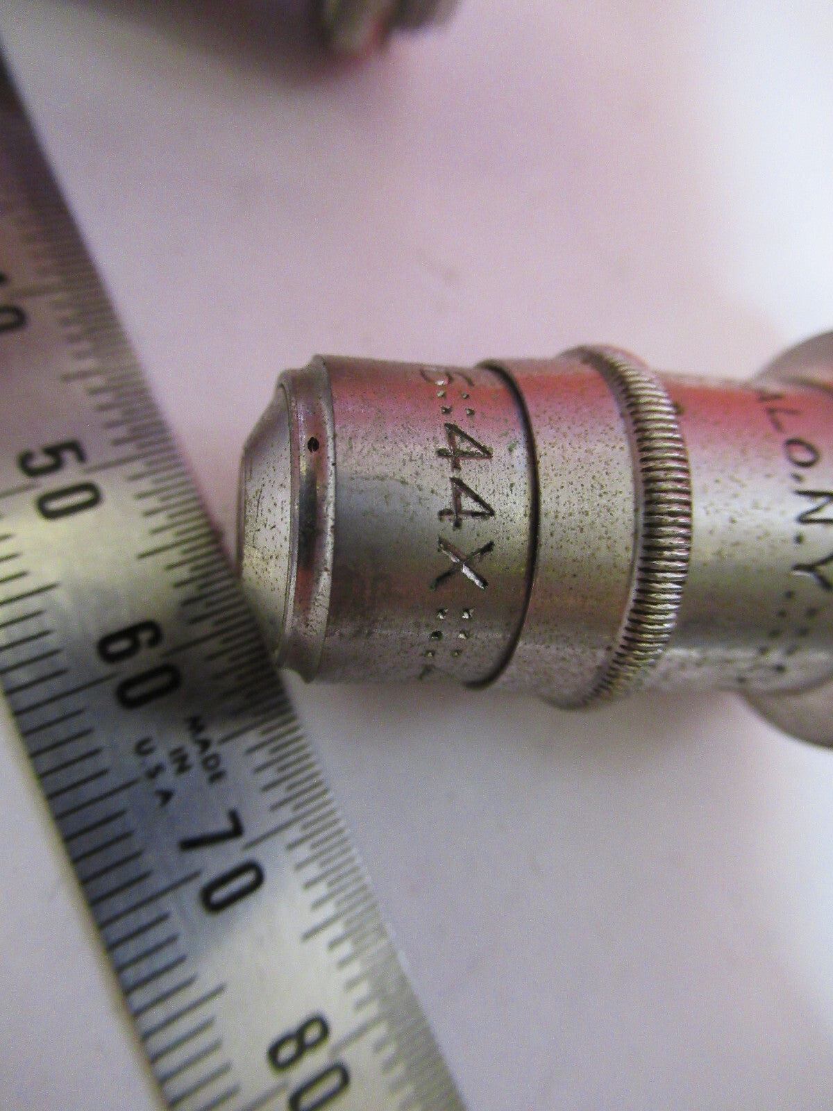 Lot Antique American Optical Co. Spencer Lens Co. Objectives Optics Microscope Part