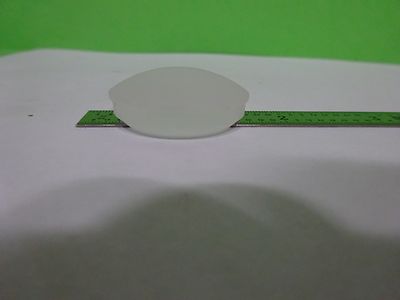 MICROSCOPE PART OPTICAL LENS DIFFUSER FROSTED CX CC THICK AS IS OPTICS BIN#V7-28