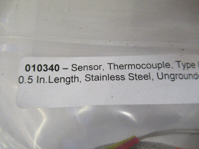 OMEGA THERMOCOUPLE TYPE K STAINLESS STEEL WELL PROBE  AS PICTURED #2-FT-13