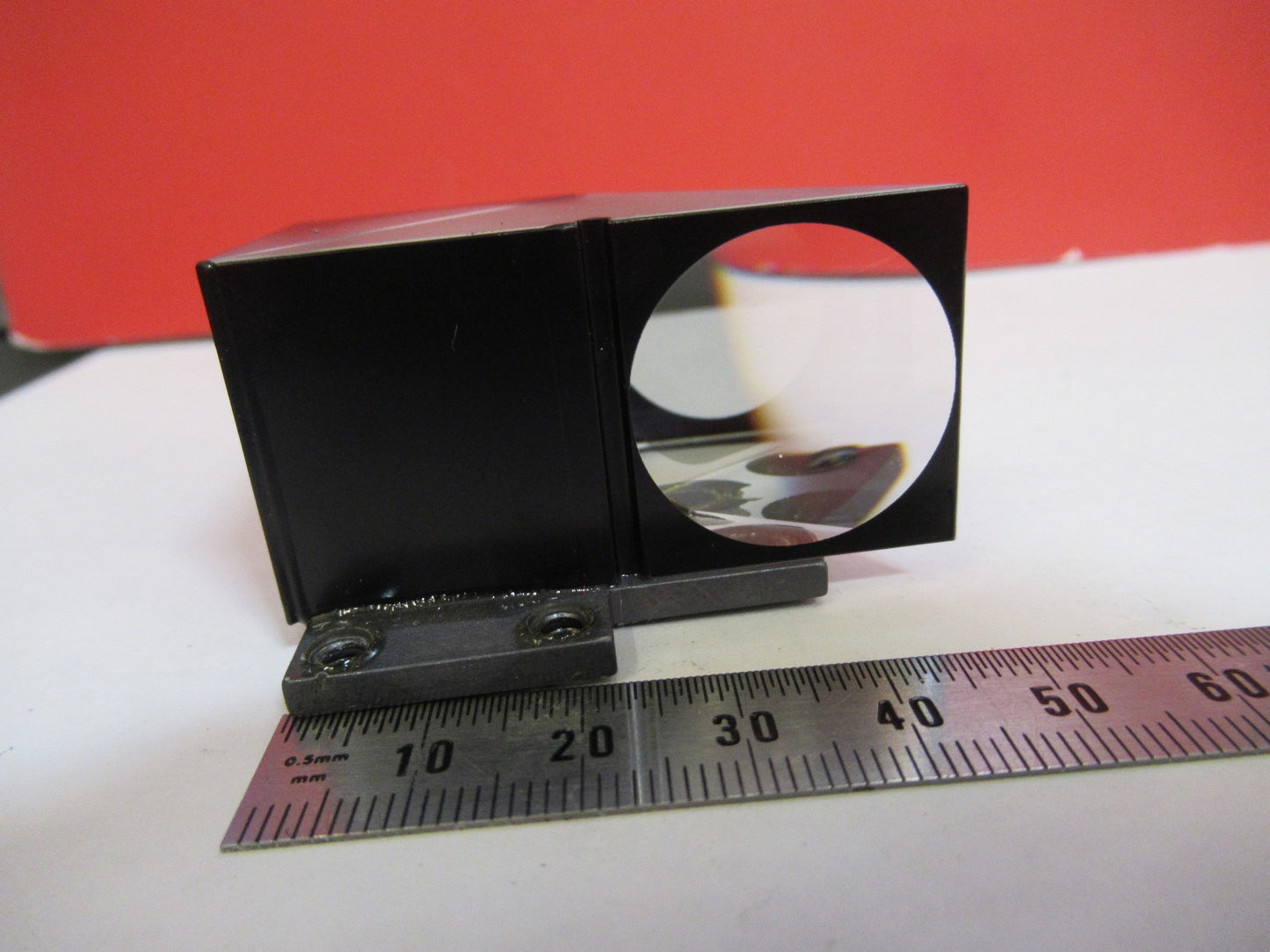 LEICA LEITZ GERMANY DMRB HEAD GLASS PRISM MICROSCOPE PART AS PICTURED T5-A-14