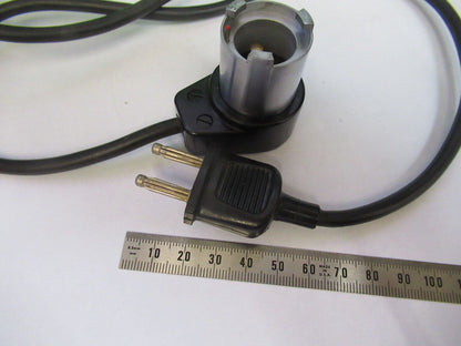 VINTAGE carl zeiss germany lamp holder cable MICROSCOPE PART AS PICTURED Z6-A-27