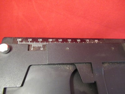 LEICA GALEN STAGE TABLE MICROMETER MICROSCOPE PART OPTICS AS PICTURED &75-B-42