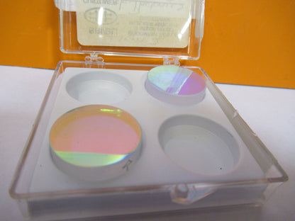 OPTICAL ex-NASA COATED LENS PAIR  PRO LASER OPTICS AS PICTURED Y4-A-83