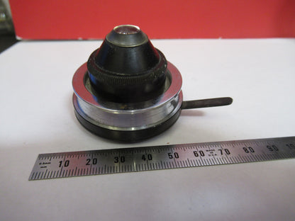 AO SPENCER CONDENSER + IRIS ANTIQUE MICROSCOPE PART AS PICTURED &S9-A-31