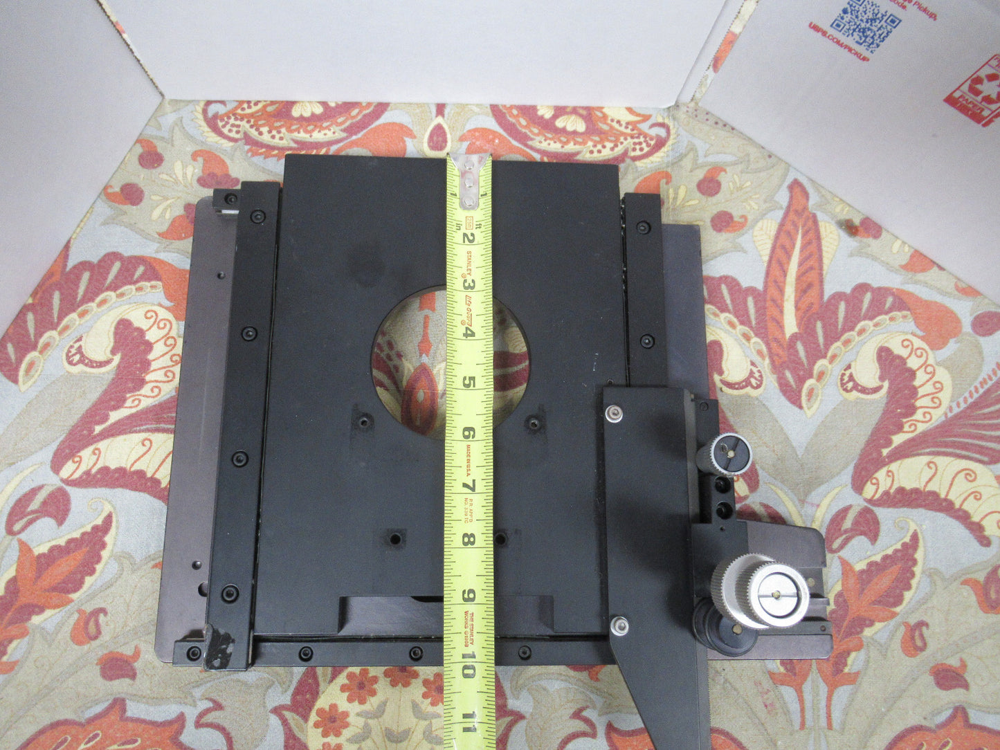 FOR PARTS ERGOLUX XY STAGE TABLE LEITZ WETZLAR MICROSCOPE PART as pictured &TC-4