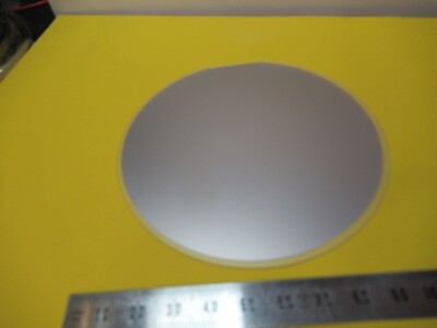 Sapphire Wafer 100mm Coated with Platinum Metal Very Nice