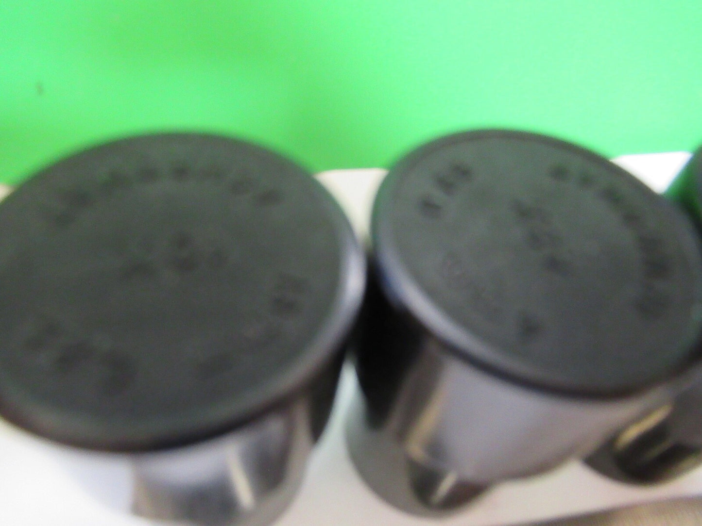 SPENCER AO EMPTY PLASTIC OBJECTIVE CANS MICROSCOPE PART AS PICTURED Z7-FT-72