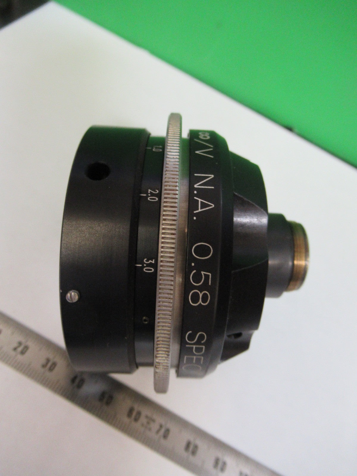 SPECTRA TECH REFLACHROMAT OBJECTIVE 15X MICROSCOPE PART AS PICTURED T4-A-10