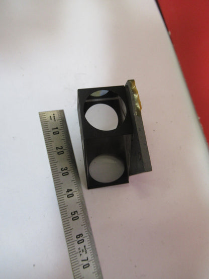 LEITZ WETZLAR GERMANY GLASS PRISM HEAD MICROSCOPE PART AS PICTURED  T1-A-50