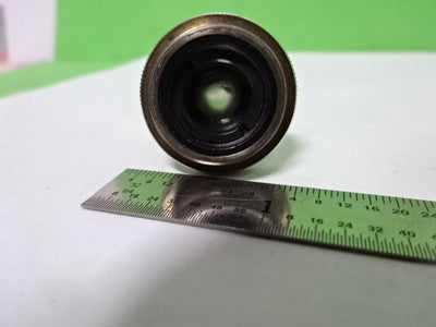 MICROSCOPE PART OBJECTIVE CARL ZEISS GERMANY APO 90X [dirty] OPTICS AS IS #AE-24