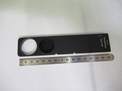 Olympus Japan Pol Polarizer Analyzer Slide Microscope Part