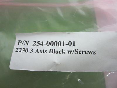 ACCELEROMETER TRIAXIAL MOUNTING BLOCK VIBRATION SENSOR TEST #J7-94