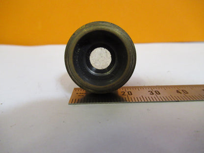 ANTIQUE  BRASS BAUSCH LOMB OBJECTIVE 2/3 MICROSCOPE PART AS PICTURED S4-B-39