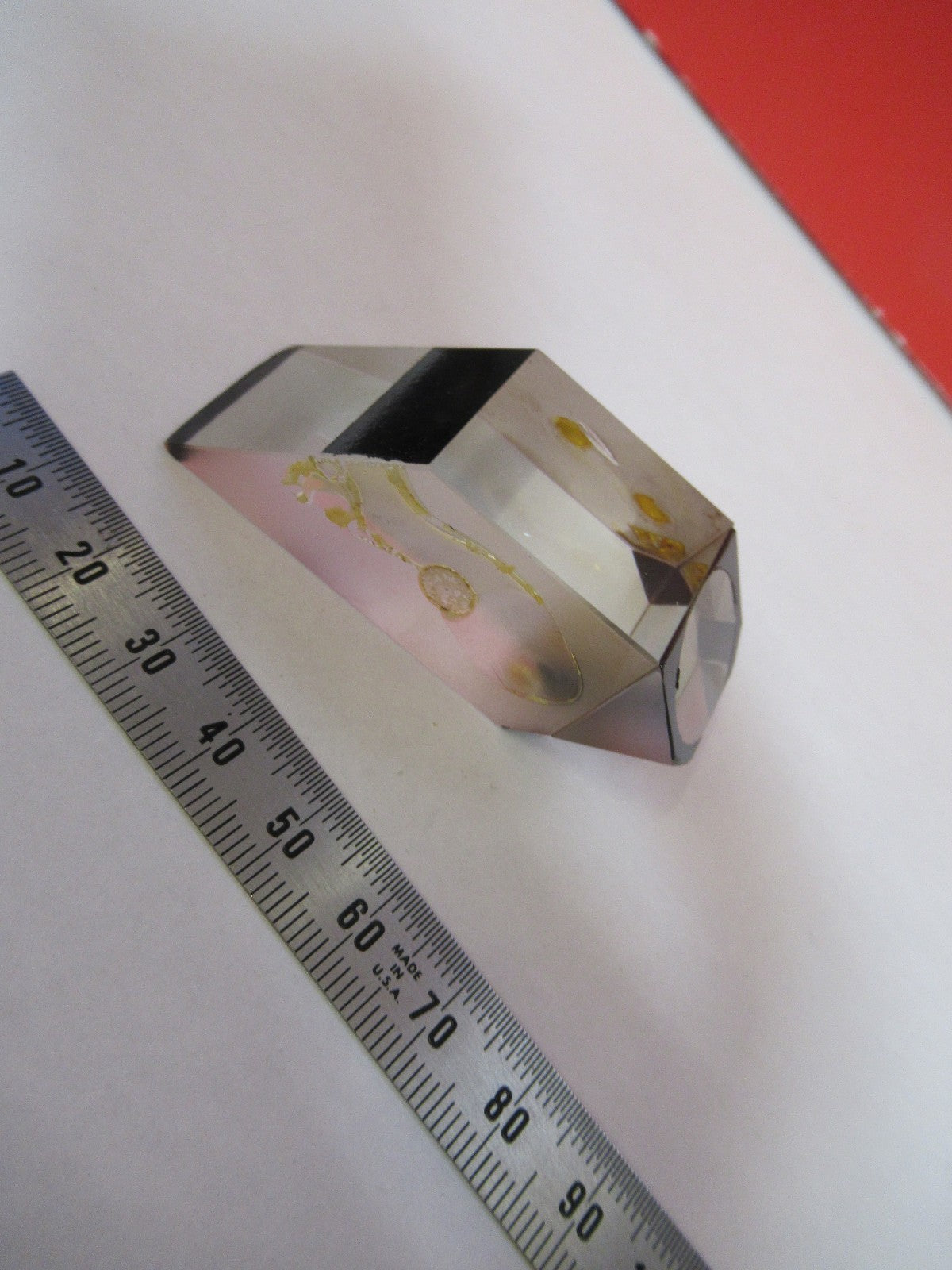 WILD HEERBRUGG SWISS GLASS PRISM M20 MICROSCOPE PART AS PICTURED T8-B-02