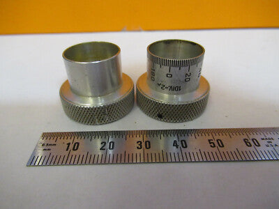 Spencer Lens Co. American Optical Co. Antique Pair Knobs Microscope Part
