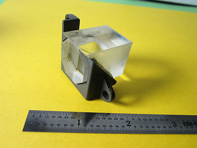 MICROSCOPE PART REICHERT LEICA PRISM BEAM SPLITTER OPTICS BIN#26-07