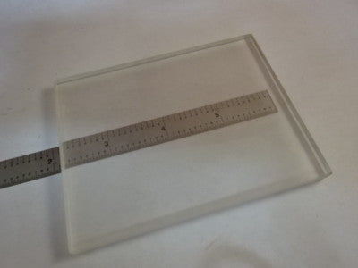 OPTICAL FROSTED DIFFUSER GLASS OPTICS AS PICTURED &86-83