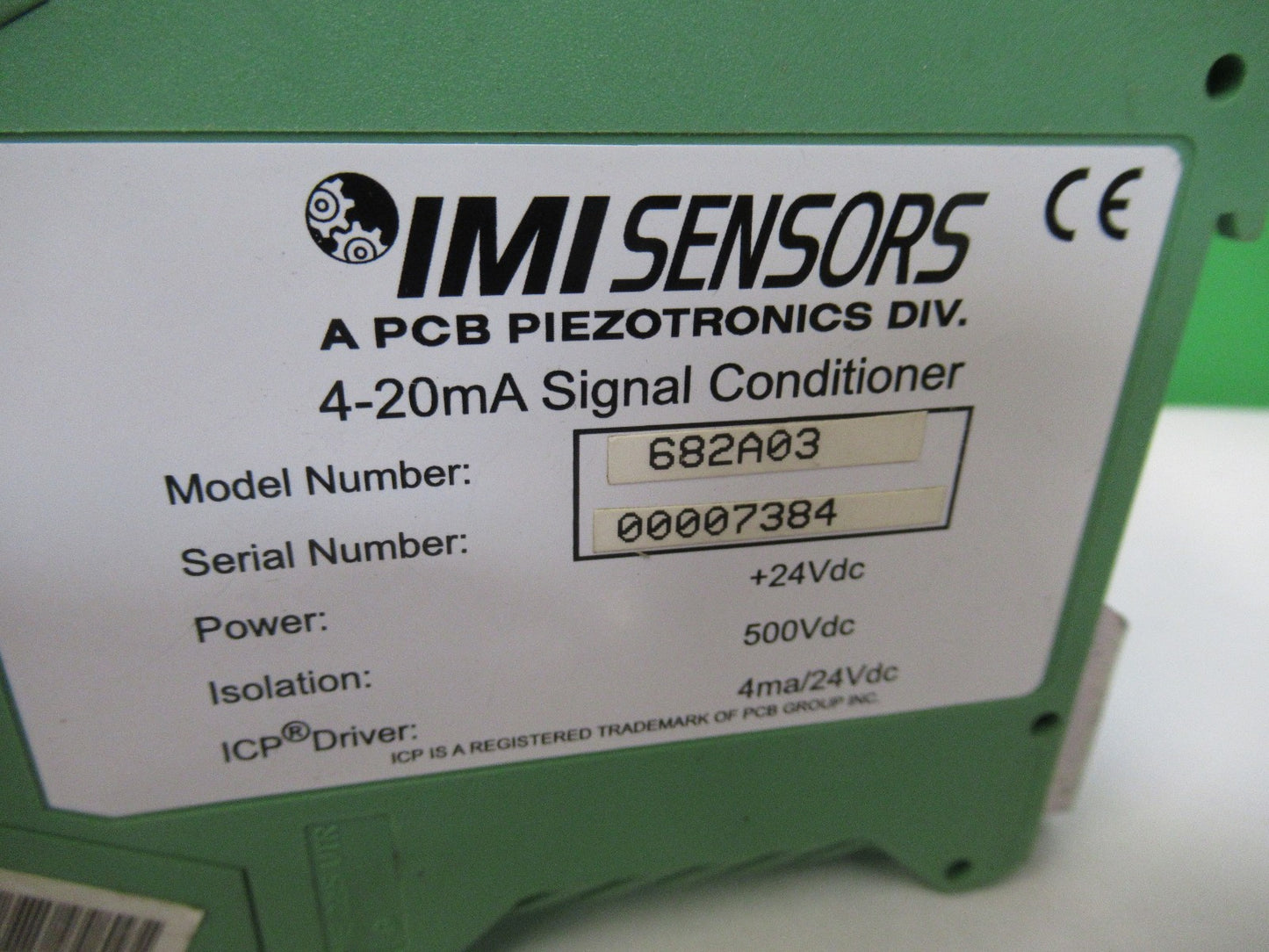PCB PIEZOTRONICS 682A03 4-20 mA SIGNAL PLC for ACCELEROMETER AS PIC V3-A-47