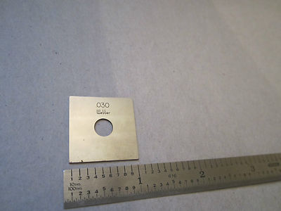 CALIBRATION METROLOGY WEBBER 0.030 AS IS 9BK11  BIN#RED