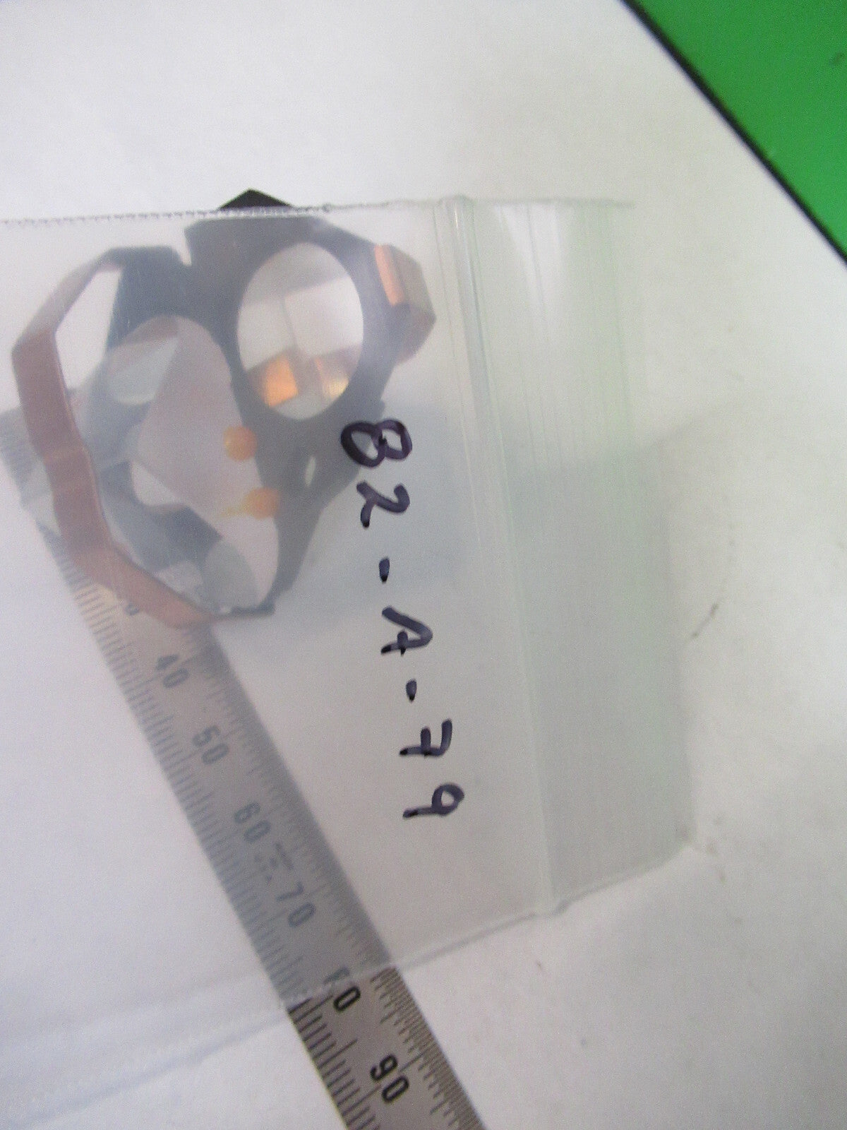 AMSCOPE PRISM ASSEMBLIES STEREO HEAD OPTICS MICROSCOPE PART AS PICTURED 82-A-79