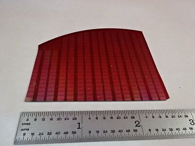 SILICON WAFER SECTION WITH COMPONENTS PINK AS PICTURED FOR PARTS &Z5-10
