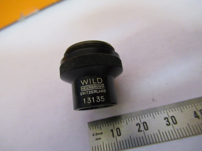 WILD M11 SWISS HEERBRUGG OBJECTIVE 4X LENS MICROSCOPE PART AS PICTURED 72-C-14