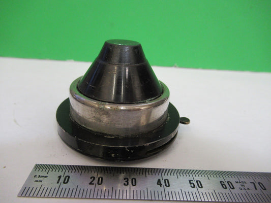 ANTIQUE BAUSCH LOMB CONDENSER + IRIS OPTICS MICROSCOPE PART AS PICTURED V1-A-15