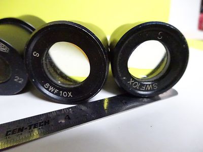 LOT MICROSCOPE EYEPIECES OCULAR OPTICS #X8-44