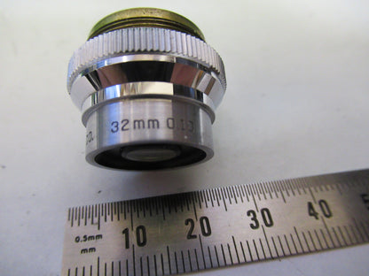 BAUSCH LOMB 32mm OBJECTIVE LENS MICROSCOPE PART AS PICTURED X9-B-69
