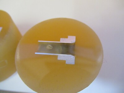 Los 2 Stück METALLOGRAPHISCHES METALLQUERSCHNITTPROBE MIKROSKOPISCHE PROBE &amp;A7-A-31
