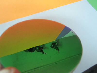 OPTICAL LARGE COATED MIRROR WINDOW MIL SPEC GRUMMAN LASER OPTICS AS IS BIN#31-65