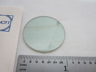 OPTICAL BLUE FILTER SCHOTT BG-20 LASER OPTICS AS IS  BIN#R4-20