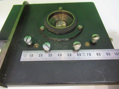 BAUSCH LOMB VINTAGE STAGE TABLE XY ANTIQUE MICROSCOPE PART AS PICTURED &Q4-A-45