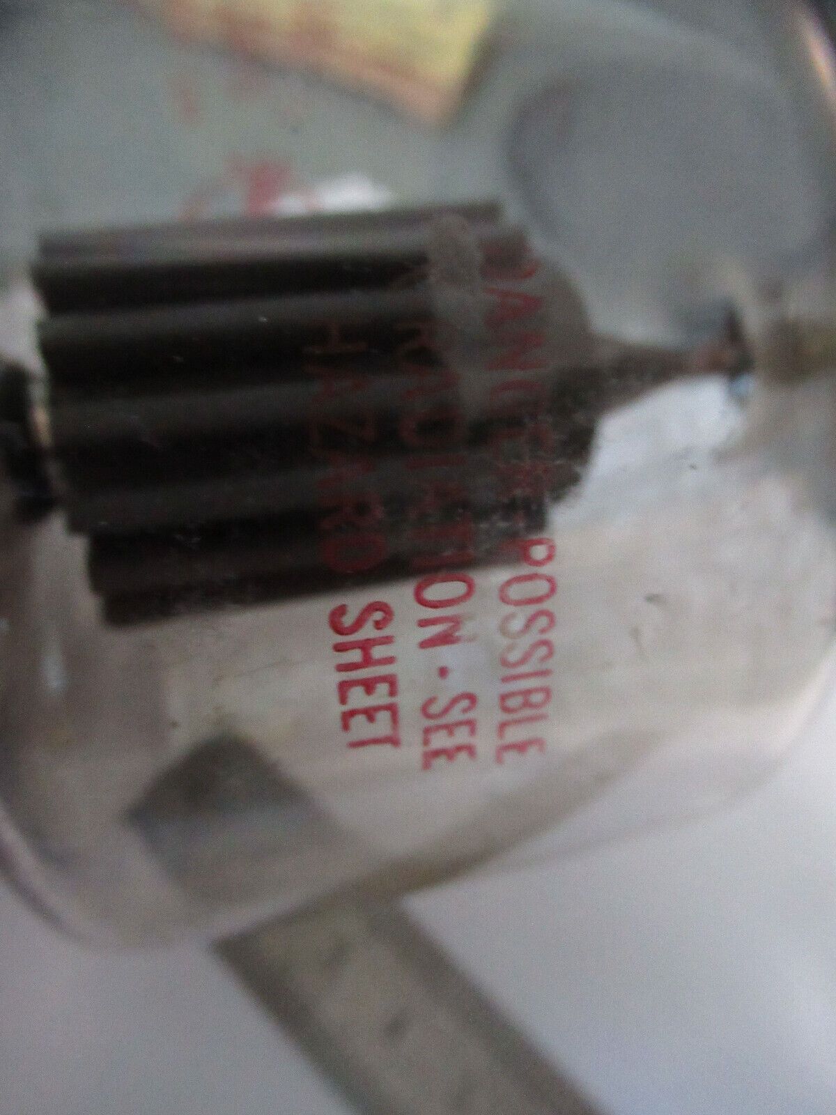 LARGE TRANSMISSION VACUUM TUBE EIMAC USA 8188 AS PICTURED &W7-B-19