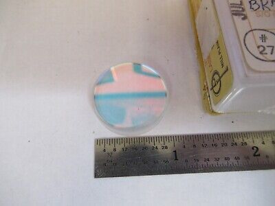 OPTICAL COATED FLAT 1" DIAMETER LASER OPTICS AS PICTURED &15-FT-X41