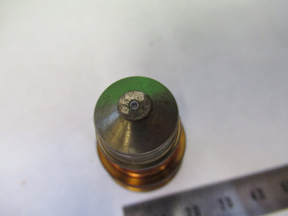 ANTIQUE BAUSCH LOMB BRASS OBJECTIVE 1.9mm MICROSCOPE PART AS PICTURED S1-B-20