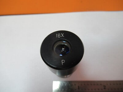 UNBRANDED 16X P LENS EYEPIECE MICROSCOPE PART OPTICS AS PICTURED &85-B-128