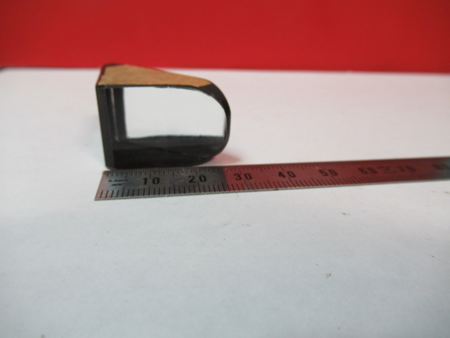 ANTIQUE SPENCER AO GLASS PRISM HEAD OPTICS MICROSCOPE PART AS PICTURED T7-A-61