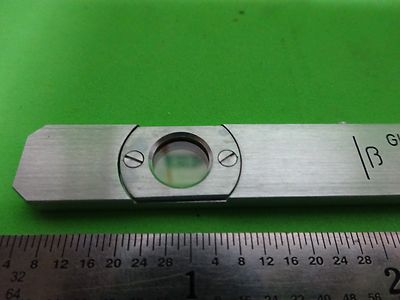 MICROSCOPE PART SLIDE QUARTER WAVE GLIMMER MICA OPTICS #36-FT-8