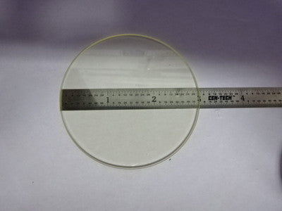 Yellow Round Glass Wafer Window Optical Laser Optics